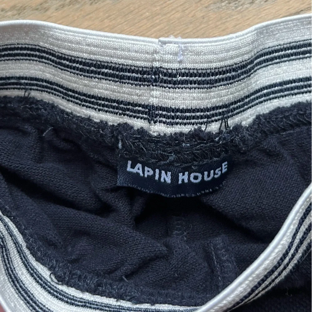 Lapin House Girl Preppy Wide Leg Pants Size 5 Nautical Stripe Marine Girl